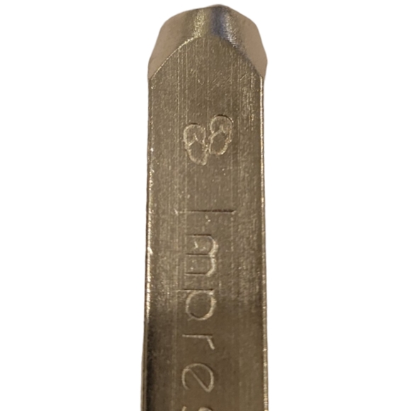 RETIREDED Design  Flip Flops Metal Design Stamp 6mm - Picture 4 of 4